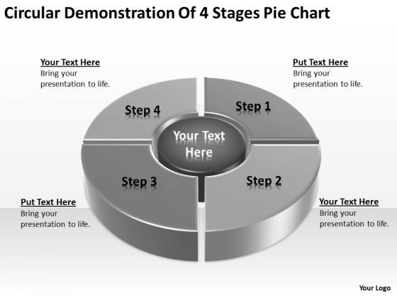 Circular Demonstration Of 4 Stages Pie Chart Ppt Business Plan Outline PowerPoint Slides Circular Demonstration Of 4 Stages Pie Chart Ppt Business Plan Outline PowerPoint Slides