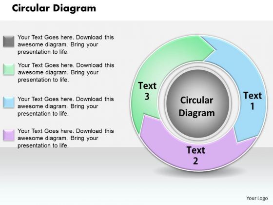 Circular Diagram PowerPoint Presentation Template