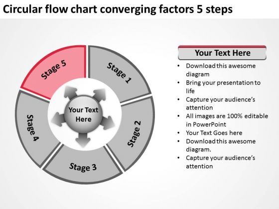 Circular Flow Chart Converging Factors 5 Steps Circular Target Process PowerPoint Templates Circular Flow Chart Converging Factors 5 Steps Circular Target Process PowerPoint Templates