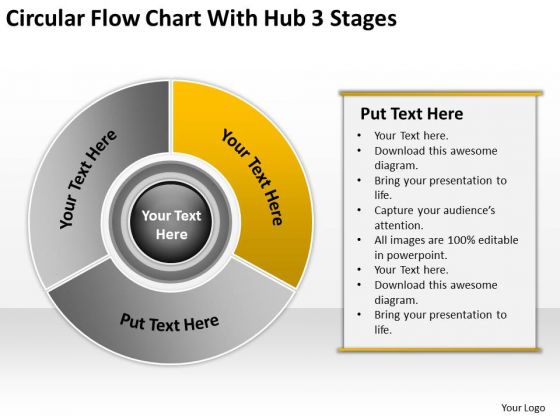 Circular Flow Chart With Hub 3 Stages Business Development Plans PowerPoint Templates Circular Flow Chart With Hub 3 Stages Business Development Plans PowerPoint Templates