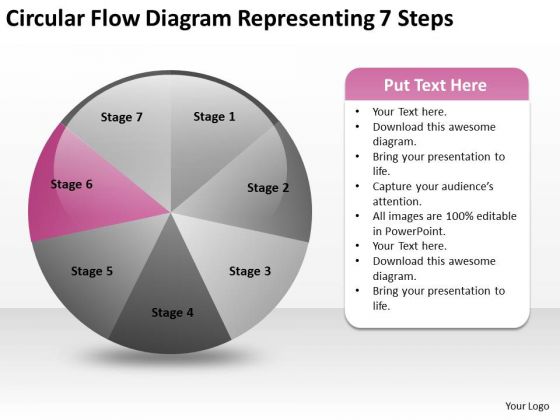 Circular Flow Diagram Representing 7 Steps Business Plan Ideas PowerPoint Templates Circular Flow Diagram Representing 7 Steps Business Plan Ideas PowerPoint Templates