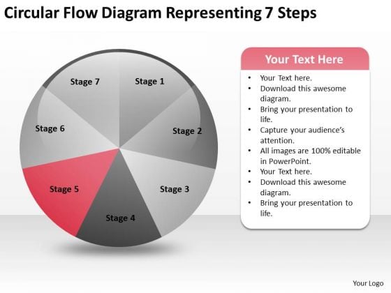 Circular Flow Diagram Representing 7 Steps Business Plan PowerPoint Slides Circular Flow Diagram Representing 7 Steps Business Plan PowerPoint Slides