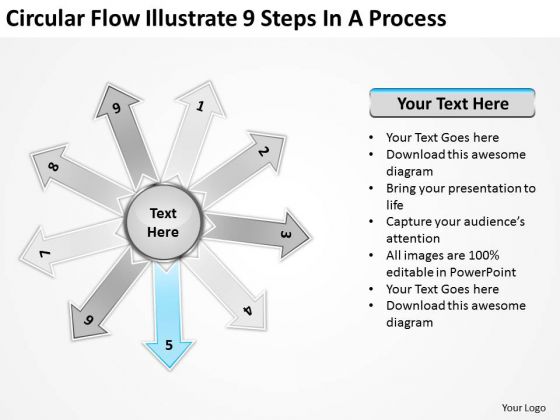 Circular Flow Illustrate 9 Steps In Process Radial PowerPoint Templates Circular Flow Illustrate 9 Steps In Process Radial PowerPoint Templates
