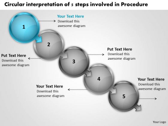 Circular Interpretation Of 5 Steps Involved Procedure Free Network Mapping PowerPoint Templates Circular Interpretation Of 5 Steps Involved Procedure Free Network Mapping PowerPoint Templates