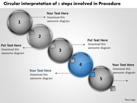 Circular Interpretation Of 5 Steps Involved Procedure System Flow Charts PowerPoint Slides Circular Interpretation Of 5 Steps Involved Procedure System Flow Charts PowerPoint Slides