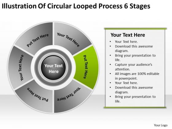 Circular Looped Process 6 Stages Business Plan Example PowerPoint Slides Circular Looped Process 6 Stages Business Plan Example PowerPoint Slides