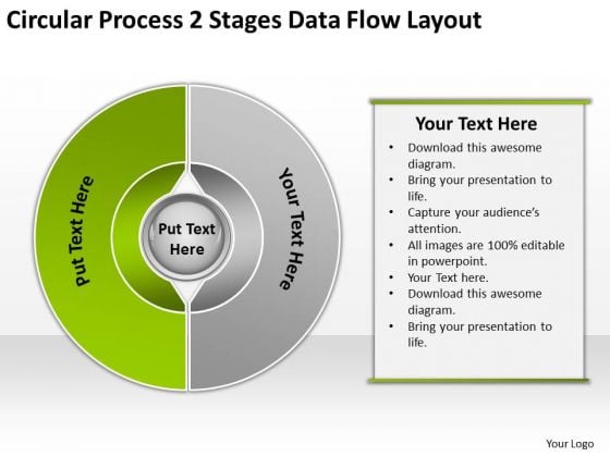 Circular Process 2 Stages Data Flow Layout Market Plan Example PowerPoint Slides Circular Process 2 Stages Data Flow Layout Market Plan Example PowerPoint Slides