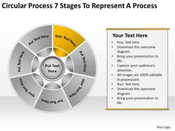 Circular Process 7 Stages To Represent Model Business Plan PowerPoint Slides Circular Process 7 Stages To Represent Model Business Plan PowerPoint Slides