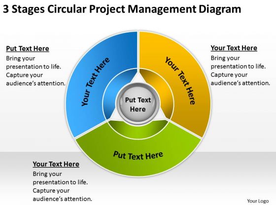 Circular Project Management Diagram Business Plan Template PowerPoint Templates Circular Project Management Diagram Business Plan Template PowerPoint Templates