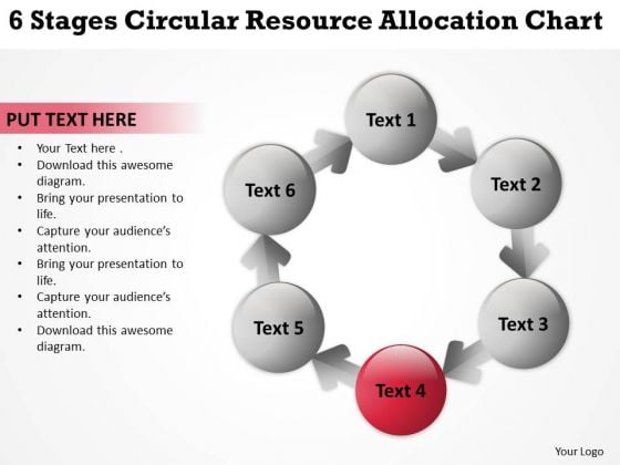 Circular Resource Allocation Chart Template For Business Plan PowerPoint Slides Circular Resource Allocation Chart Template For Business Plan PowerPoint Slides