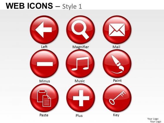 Clipart Web Icons PowerPoint Slides Clipart Web Icons PowerPoint Slides
