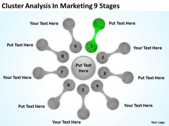 Cluster Analysis In Marketing 9 Stages Basic Business Plan Outline PowerPoint Templates Cluster Analysis In Marketing 9 Stages Basic Business Plan Outline PowerPoint Templates