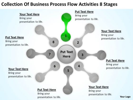 Collection Of Business Process Flow Activities 8 Stages New Plan PowerPoint Slides Collection Of Business Process Flow Activities 8 Stages New Plan PowerPoint Slides