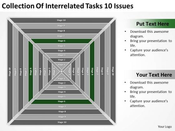 Collection Of Interrelated Tasks 10 Issues Ppt Business Plan Free PowerPoint Templates Collection Of Interrelated Tasks 10 Issues Ppt Business Plan Free PowerPoint Templates