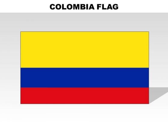 Colombia Country PowerPoint Flags