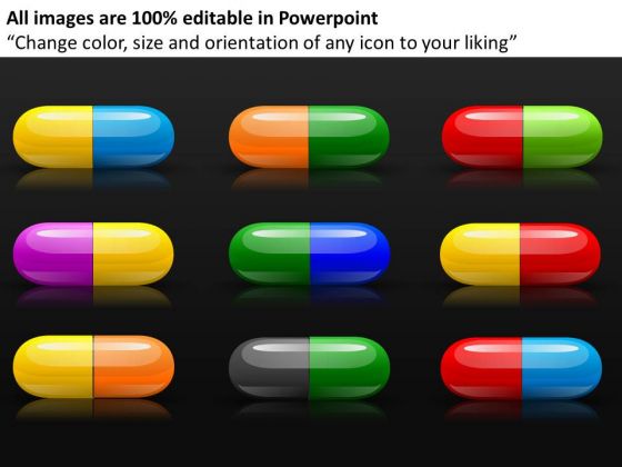 Colored Capsules PowerPoint Templates Medication Ppt Slides Colored Capsules PowerPoint Templates Medication Ppt Slides