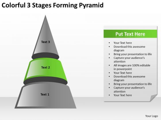 Colorful 3 Stages Forming Pyramid Ppt Sample Of Small Business Plan PowerPoint Templates Colorful 3 Stages Forming Pyramid Ppt Sample Of Small Business Plan PowerPoint Templates