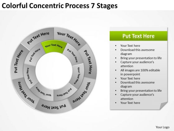 Colorful Concentric Process 7 Stages Business Plan Template PowerPoint Templates Colorful Concentric Process 7 Stages Business Plan Template PowerPoint Templates