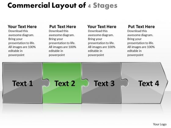 Commercial Layout Of 4 Stages Flowchart Creator PowerPoint Templates Commercial Layout Of 4 Stages Flowchart Creator PowerPoint Templates