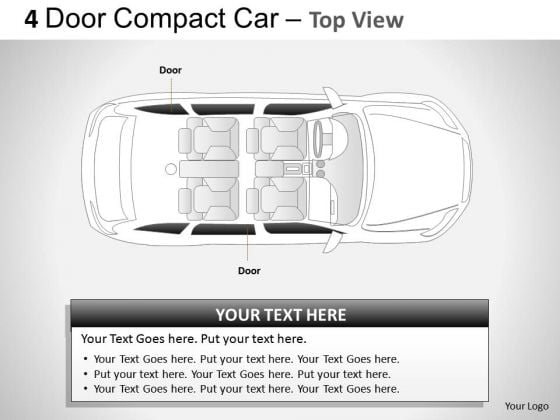 Compact 4 Door Red Car Top View PowerPoint Slides And Ppt Diagram Templates Compact 4 Door Red Car Top View PowerPoint Slides And Ppt Diagram Templates