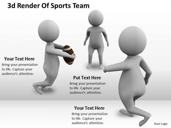 Company Business Strategy 3d Render Of Sports Team Concept Statement Company Business Strategy 3d Render Of Sports Team Concept Statement