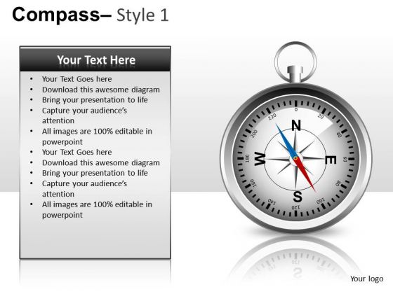 Compass 1 PowerPoint Slides And Ppt Diagram Templates