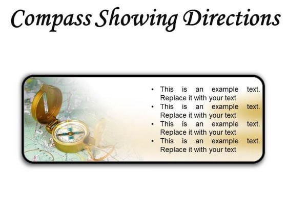 Compass Showing Directions Geographical PowerPoint Presentation Slides R Compass Showing Directions Geographical PowerPoint Presentation Slides R