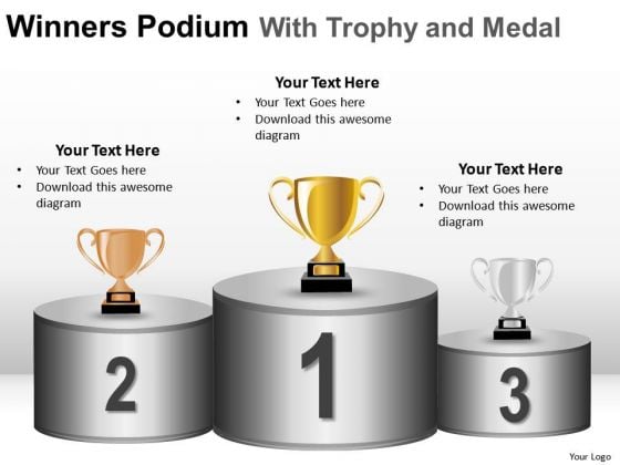 Competition Success Winners Podium PowerPoint Slides And Ppt Diagram Templates