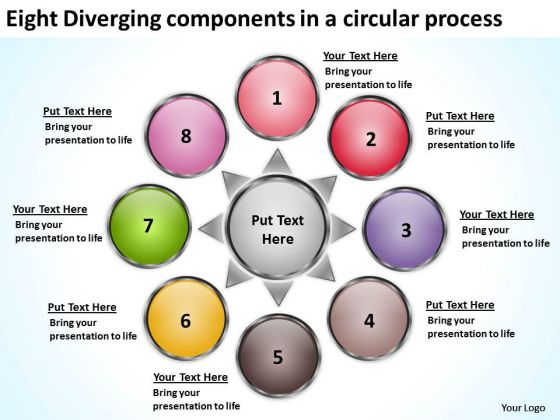 Components In A Circular Process Relative Flow Arrow Diagram PowerPoint Templates Components In A Circular Process Relative Flow Arrow Diagram PowerPoint Templates