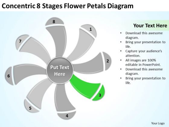 Concentric 8 Stages Flower Petals Diagram Ppt Courier Business Plan PowerPoint Templates Concentric 8 Stages Flower Petals Diagram Ppt Courier Business Plan PowerPoint Templates
