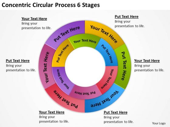 Concentric Circular Process 6 Stages Great Business Plan Examples PowerPoint Slides Concentric Circular Process 6 Stages Great Business Plan Examples PowerPoint Slides