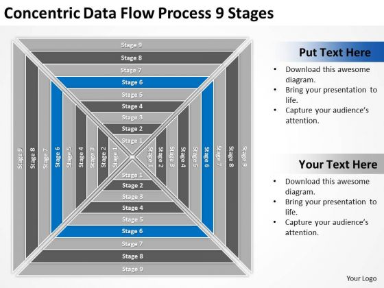 Concentric Data Flow Process 9 Stages Business Plans For PowerPoint Templates Concentric Data Flow Process 9 Stages Business Plans For PowerPoint Templates