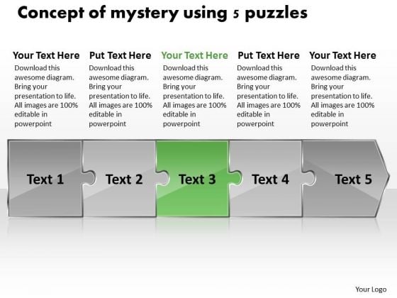 Concept Of Mystery Using 5 Puzzles Program Flowchart PowerPoint Templates Concept Of Mystery Using 5 Puzzles Program Flowchart PowerPoint Templates