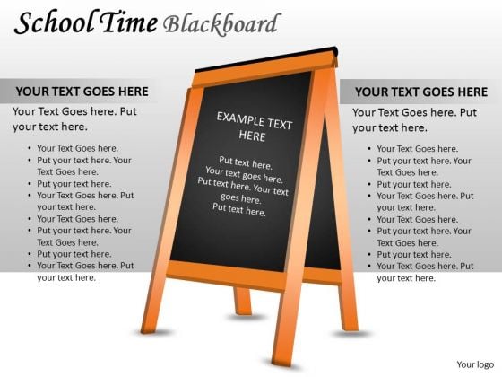 Concepts School Time Blackboard PowerPoint Slides And Ppt Diagram Templates