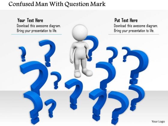 Confused Man With Question Mark PowerPoint Templates Confused Man With Question Mark PowerPoint Templates