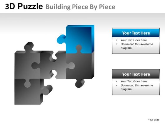 Connect Puzzle Pieces To Show Process PowerPoint Slides And Ppt Diagram Templates Connect Puzzle Pieces To Show Process PowerPoint Slides And Ppt Diagram Templates