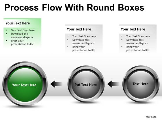 Connection Process Flow With Round Boxes PowerPoint Slides And Ppt Diagram Templates Connection Process Flow With Round Boxes PowerPoint Slides And Ppt Diagram Templates