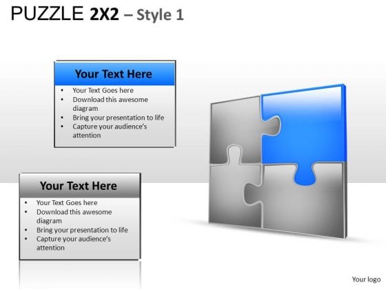 Connection Puzzle 2x2 1 PowerPoint Slides And Ppt Diagram Templates Connection Puzzle 2x2 1 PowerPoint Slides And Ppt Diagram Templates
