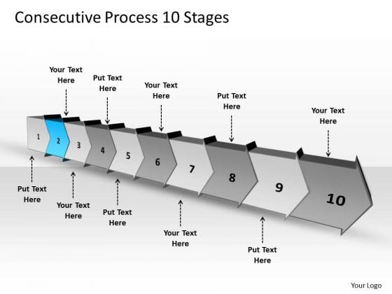 Consecutive Process 10 Stages Creating Flowchart PowerPoint Templates Consecutive Process 10 Stages Creating Flowchart PowerPoint Templates