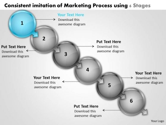 Consistent Imitation Of Marketing Process Using 6 Stages Online Flowchart Maker PowerPoint Templates Consistent Imitation Of Marketing Process Using 6 Stages Online Flowchart Maker PowerPoint Templates