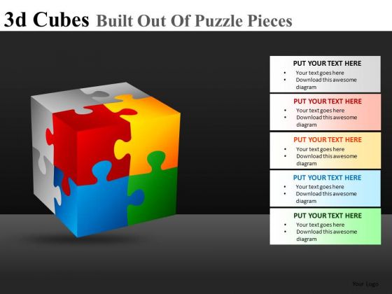 Construction Cubes Ppt Slides