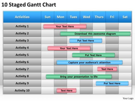 consulting powerpoint template gantt chart ppt templates backgrounds
