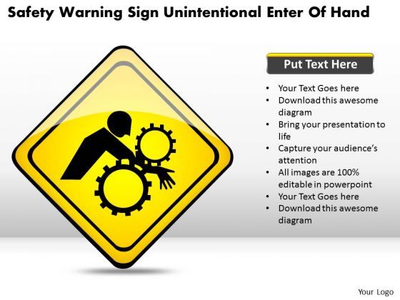 Consulting PowerPoint Template Warning Sign Unintentional Enter Of Hand Ppt Slides Consulting PowerPoint Template Warning Sign Unintentional Enter Of Hand Ppt Slides