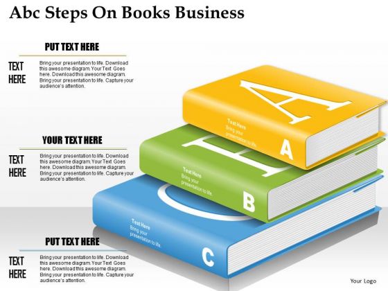 Consulting Slides Abc Steps On Books Business Presentation Consulting Slides Abc Steps On Books Business Presentation