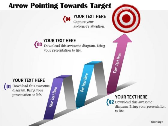 Consulting Slides Arrow Pointing Towards Target Business Presentation Consulting Slides Arrow Pointing Towards Target Business Presentation