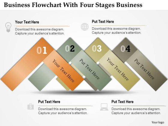 Consulting Slides Business Flowchart With Four Stages Business Presentation Consulting Slides Business Flowchart With Four Stages Business Presentation