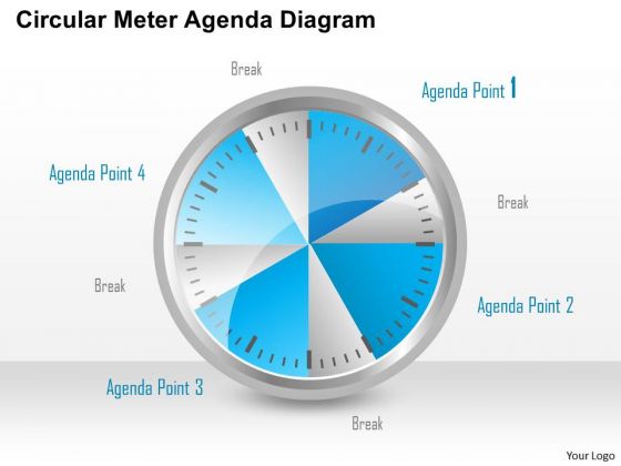 Consulting Slides Circular Meter Agenda Diagram Business Presentation Consulting Slides Circular Meter Agenda Diagram Business Presentation