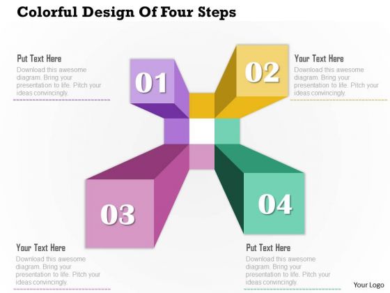 Consulting Slides Colorful Design Of Four Steps Business Presentation Consulting Slides Colorful Design Of Four Steps Business Presentation
