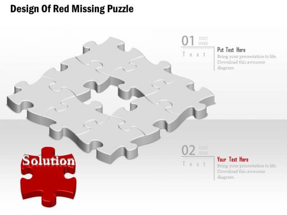 Consulting Slides Design Of Red Missing Puzzle Business Presentation Consulting Slides Design Of Red Missing Puzzle Business Presentation
