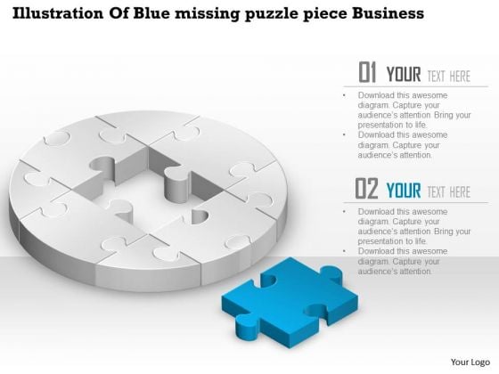 Consulting Slides Illustration Of Blue Missing Puzzle Piece Business Presentation Consulting Slides Illustration Of Blue Missing Puzzle Piece Business Presentation